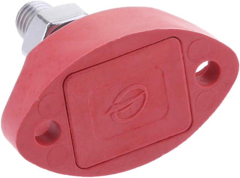 klarako 4pcs DC 12V Bus Bar Terminal Block 1/4 inch 6mm Positive Insulated Single Stud Power and Ground Junction Post Red+Black - Image 2