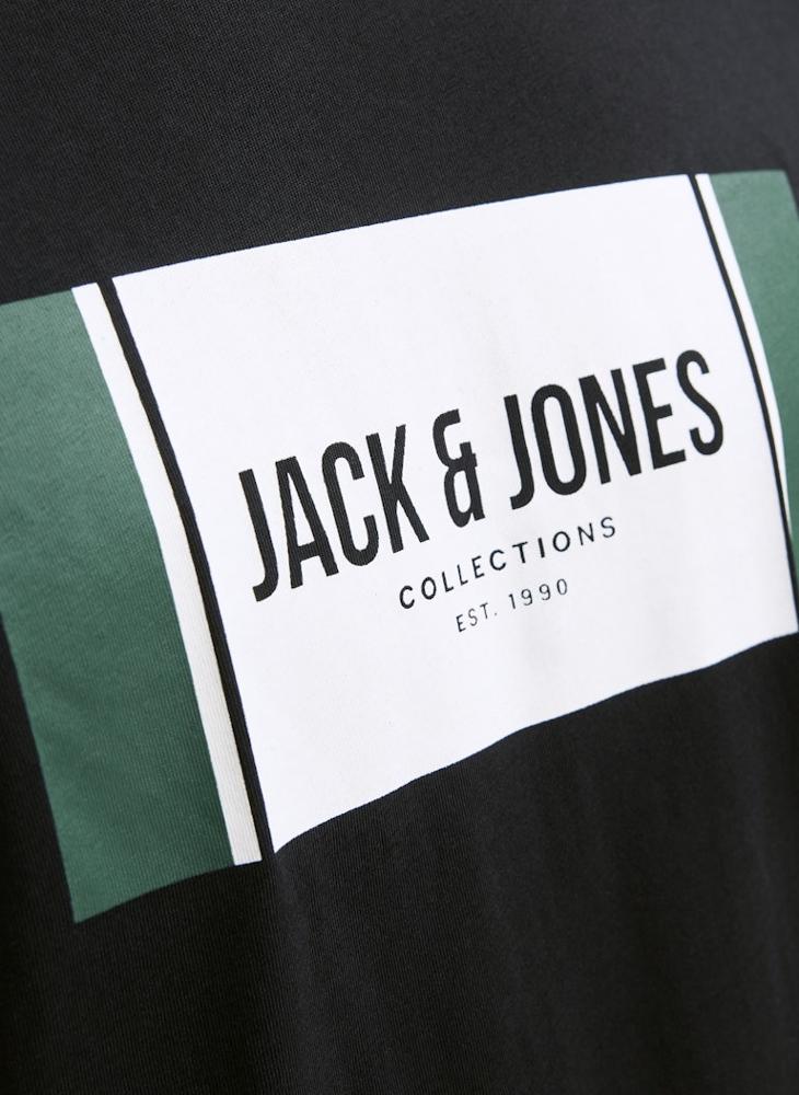 JACK & JONES Logo Crew Neck Regular Fit T-Shirt - Image 3