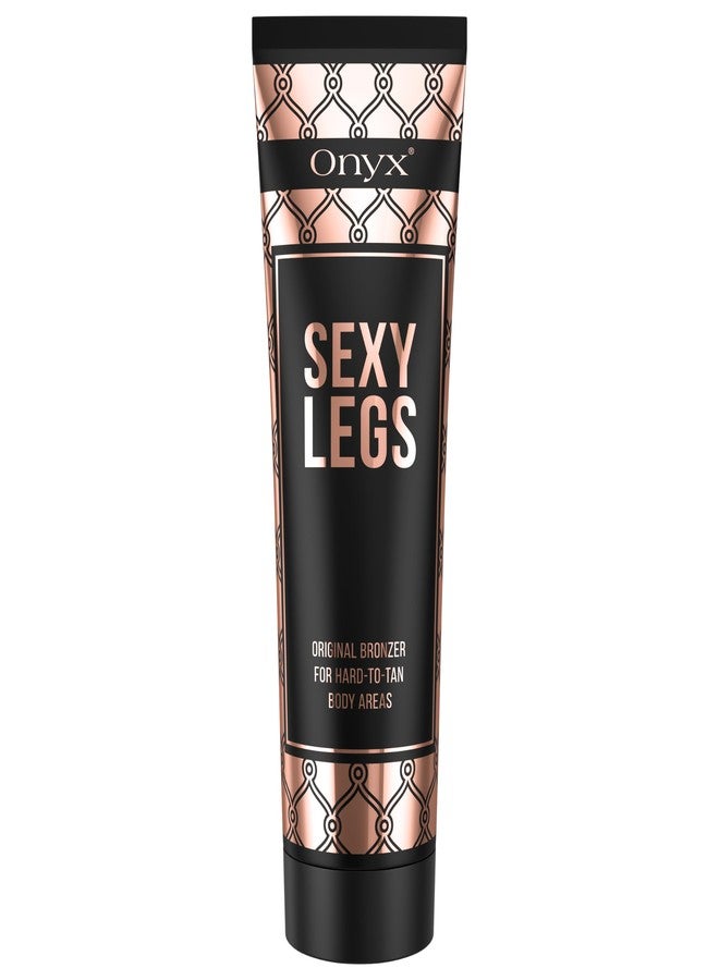 Onyx Sexy Legs Indoor Tanning Lotion with Bronzer - Double Bronzing Lotion for Perfectly Tanned Legs & Hard To Tan Body Parts - Fast-Absorbing Formula & Anti-Orange Technology - Image 1