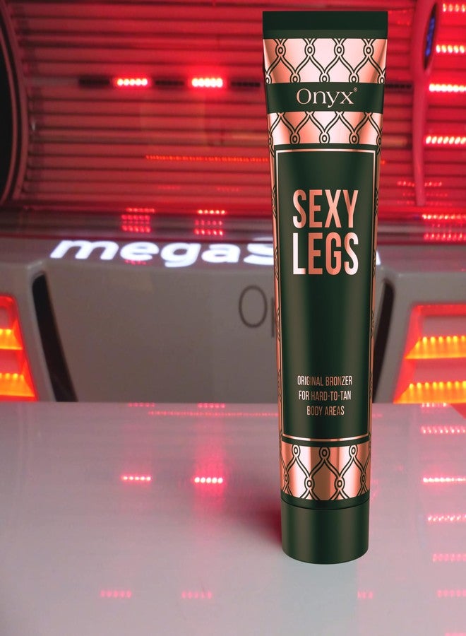 Onyx Sexy Legs Indoor Tanning Lotion with Bronzer - Double Bronzing Lotion for Perfectly Tanned Legs & Hard To Tan Body Parts - Fast-Absorbing Formula & Anti-Orange Technology - Image 4