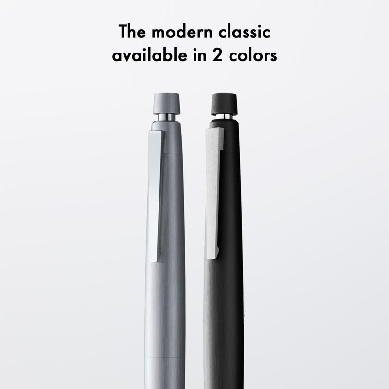 Lamy 2000 black - elegant mechanical pencil in a satin-finish fibreglass casing - perfectly balanced - pencil M 40 fine-line refill in line width 0.7 mm & eraser tip - Image 4