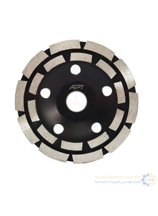 Apt 5" 2-Row Heavy Duty Marble Flush Dish 120120 Industrial APT