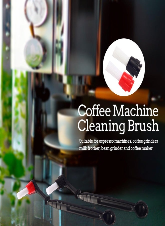 Abeskch Coffee Machine Cleaning Brush Kit - 2 Coffee Cleaning Brushes With Spoons and 2 Removable Brush Heads for Espresso Machine and Coffee Grinder - Image 5