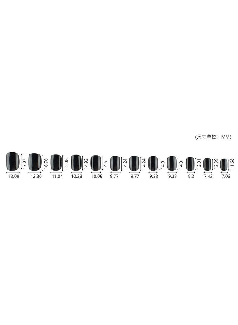 THEMIDI. Burgundy Red Press On Nails Short Square Shape Glossy Solid Artificial Nails Set Full Cover Fake Nails Reusable Stick On Nails Soft Gel Acrylic Nail Kit Elegant Minimalist Nails For Women Daily Wear Office Wedding Eid Party Salon Style Long Lasting Damage Free Nails - Image 4
