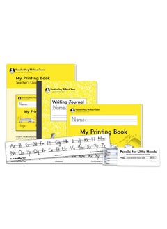 1St Grade Printing Bundle - Includes My Printing Book Student Workbook, Teacher'S Guide, Writing Journal B, Pencils For Small Hands