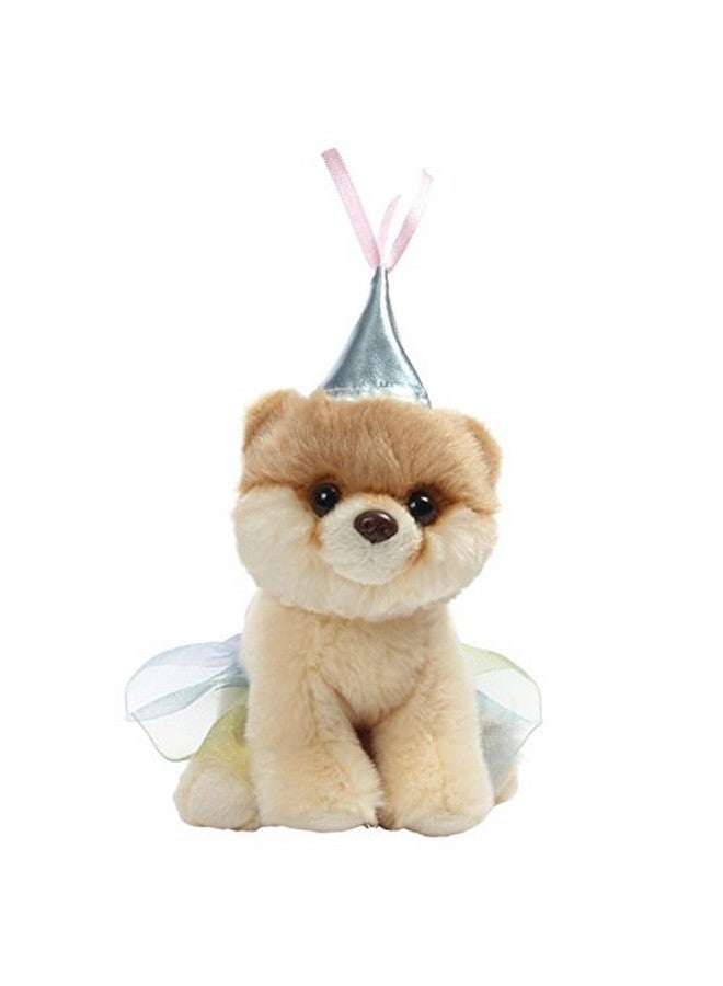 GUND World’S Cutest Dog Boo Itty Bitty Boo 046 Princess Stuffed Animal Plush 5" Ivory/Silver (4060864) - Image 1