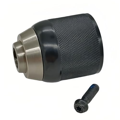 KIMGU N196034 Chuck Keyless N442696 with N092854 1/4"-28 Left Hand Chuck Screw Replace for DeWALT DCD797 DCD792 DCD791 DCD790 DCD796 DCD795 Cordless Compact 1/2-Inch (13mm) Drill - Image 1