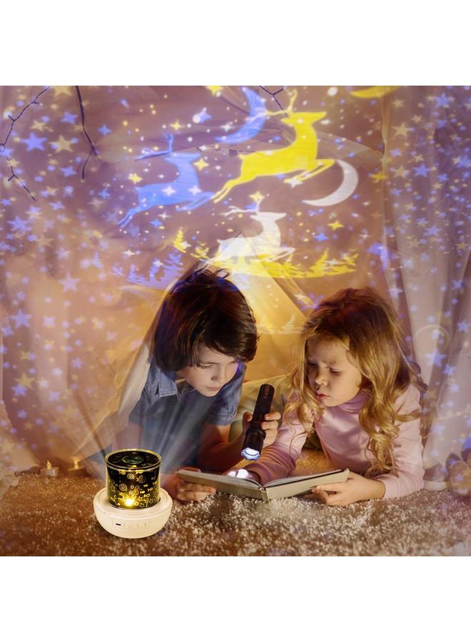Bluejw 21 Sets of Films, Night Lights for Kids, Star Galaxy Projector, Night Lights for Bedroom, Ceiling, Star Projector with 360° Rotating for Boys and Girls, Birthday, Christmas Gifts, Room Decor - Image 5