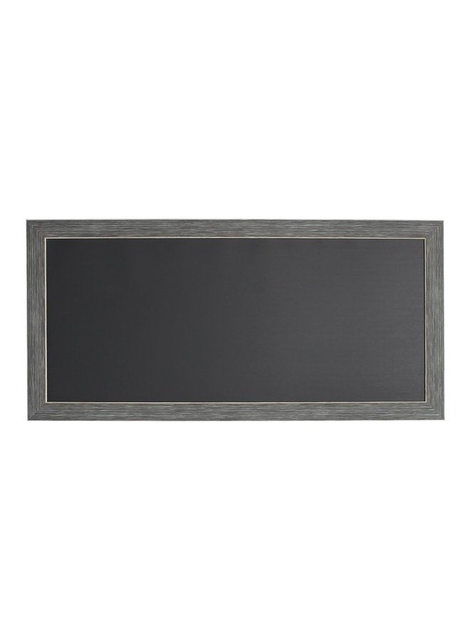 DesignOvation Wyth Framed Magnetic Chalkboard, 13x26, Gray - Image 2