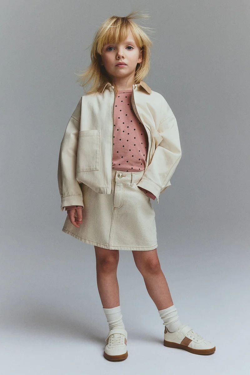 H&M Printed cotton top