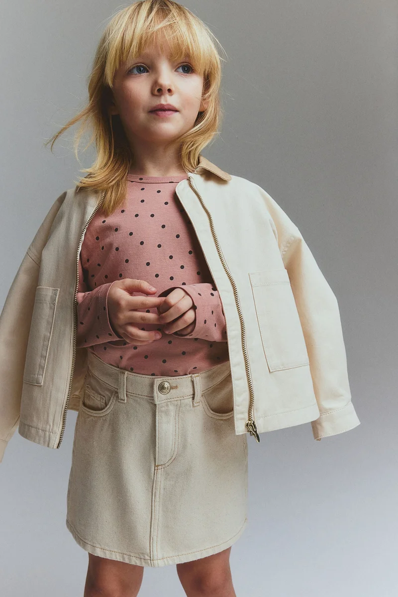 H&M Printed cotton top