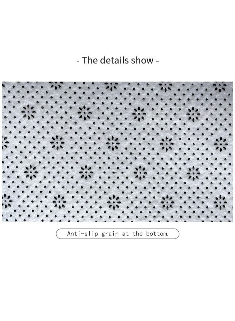 Bluejw Marble Bathroom Rug Set,3 Pieces Bath Mats Set For Bathroom,Vintage Style Non-Slip Washable Cover Floor Rug Decorations For Kitchen Bathroom Bedroom - Image 2