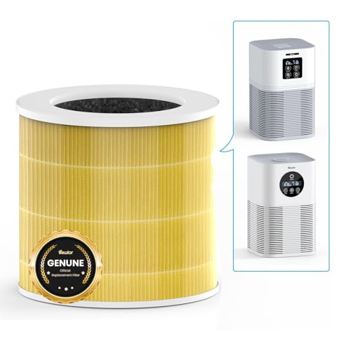 VEWIOR Official A1 A1W Air Purifier Replacement Filter H13 Air Purifier Filter Compatible with VEWIOR HQSC50 HQKJ80 A1 A1W Air Purifier