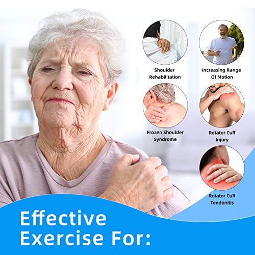 Fanwer Shoulder Pulley for Physical Therapy,Over the Door Pulley Rehab Exerciser for Rotator Cuff Recovery,Facilitate Recovery From Surgery - Image 4