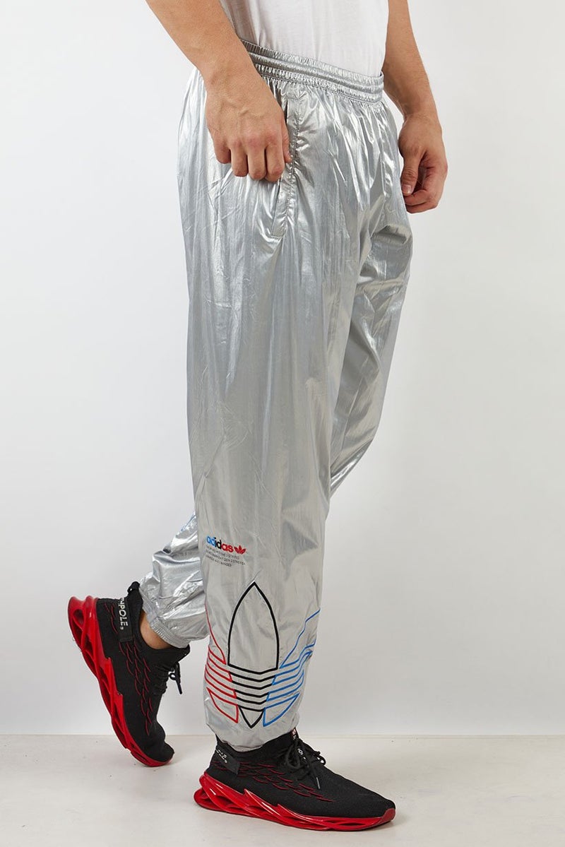 adidas Originals Men Regular Fit Training Sweatpants, Silver  - Image 4