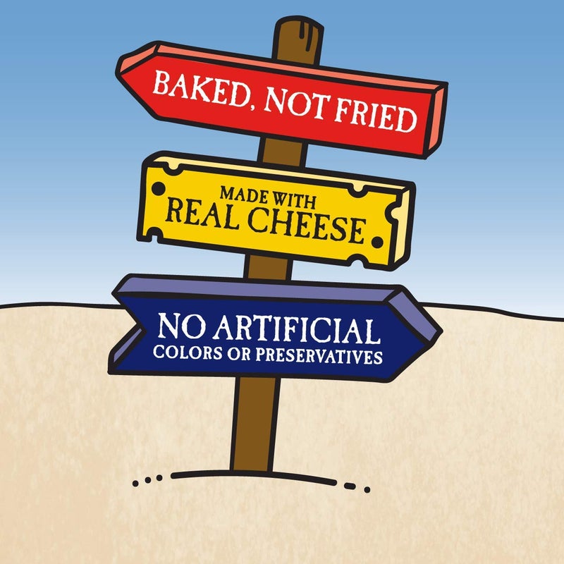 Pirate's Booty Aged White Cheddar Cheese Puffs, Gluten-Free, Kids Snacks, 0.5oz (24ct) - Image 4