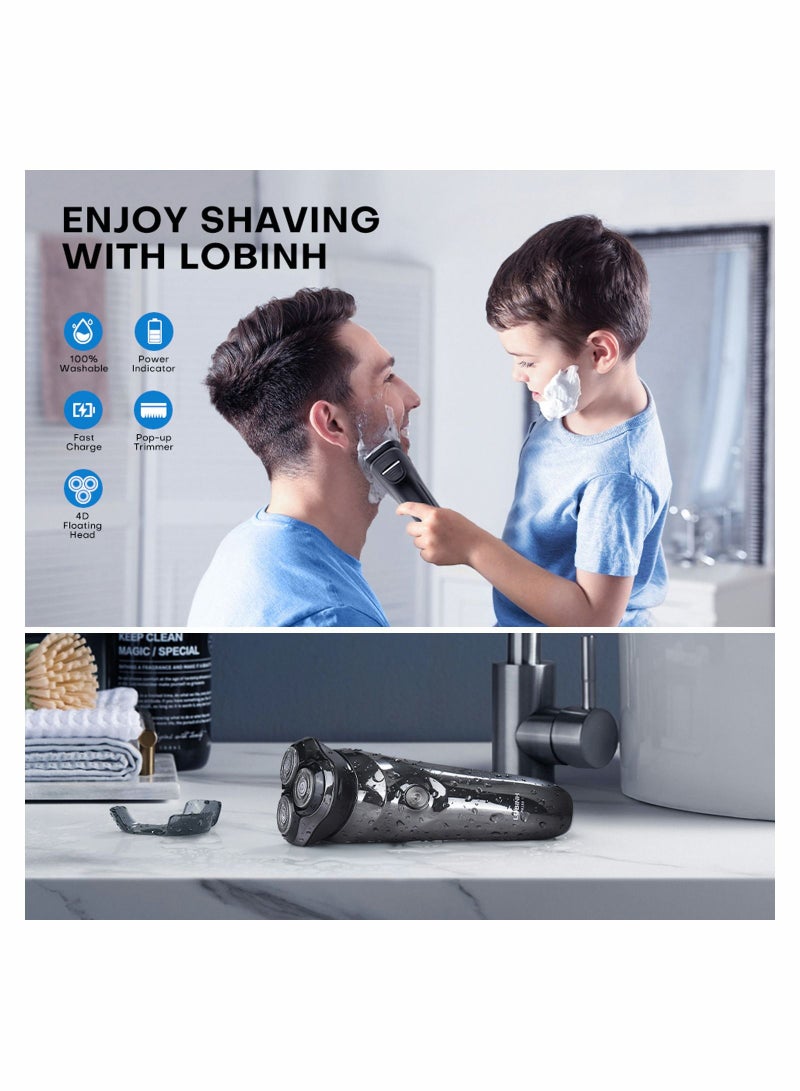 XiuWoo Electric Razor for Women 3 in 1 Womens Shaver Leg Hair Wet and Dry Rechargeable Body Removal Arm Underarm Area USB Painless - Image 3