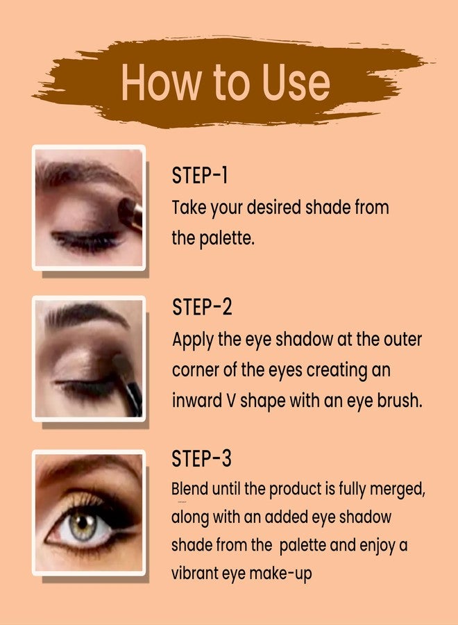 MATT LOOK 41 Colors Hd Pro Glam Palette|Multi-Purpose Use Palette|Bright Vibrant Colors|Water Proof Formula|One Stroke Application|Eye Shadows & Highlighters In One Palette- Multicolor 01(41.6G) - Image 4