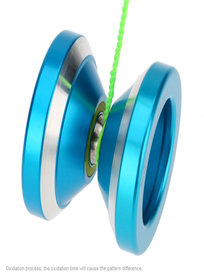 Magic Yoyo Professional Magic Yoyo N8 Aluminum Alloy Metal Yoyo 8 Ball KK Bearing with Spinning String for Kids Blue - Image 2