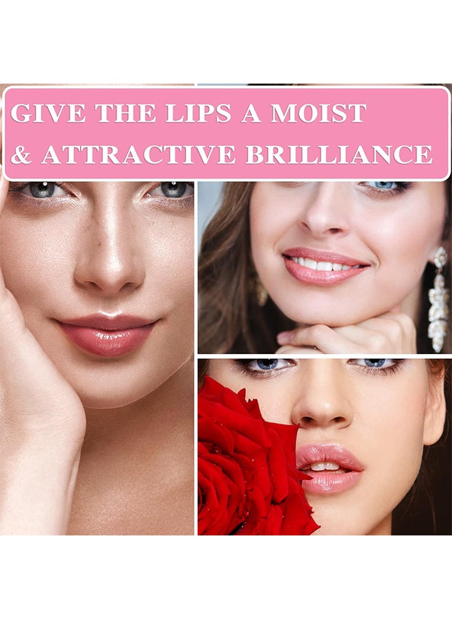lakerain - Lip Balm Butter, Hydrating Lip Balm With Glossy Finish, Moisturizing Lip Balm Care For Soft And Smooth Lips, Lip Treatment For Dry, Chapped Lips (Poppy) - Image 1