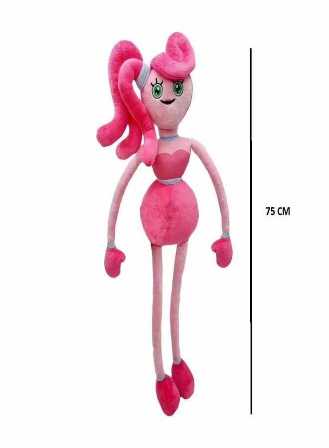 AVSHUB Plush Toy Doll Hit Poppy Game Mommy Long Legs Plush Toy Kaiwai Cartoon Plush Toy Room Decor Doll Girls (75cm) A - Image 2
