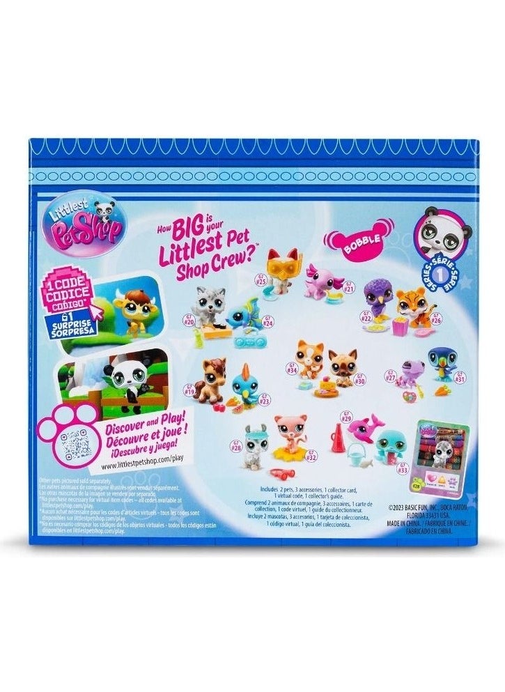 Littlest Pet Shop - Lps Minis Alpaca and Mouse 2 Piece Figure Set - Image 1