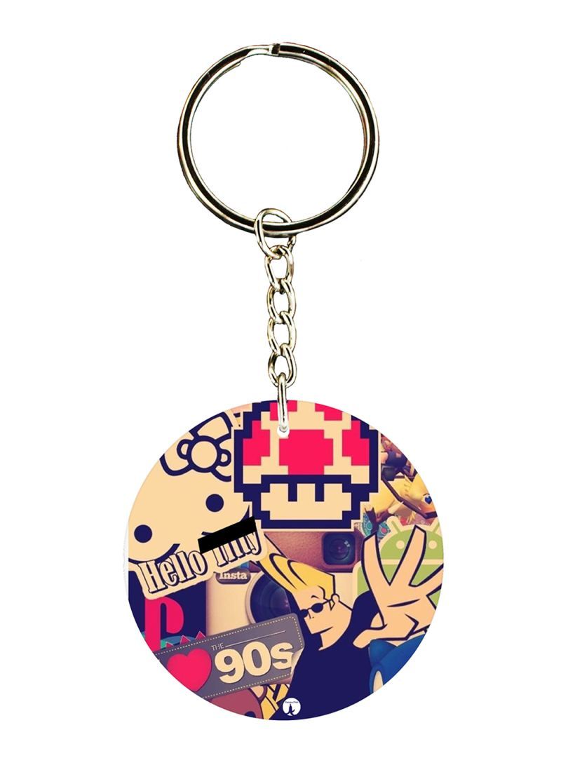 The Random Things Printed Keychain