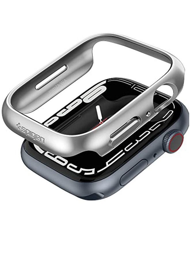 Spigen غطاء حماية رفيع مناسب لساعة Apple Watch Series 9/8/7 (45 ملم) - جرافيت  - Image 1