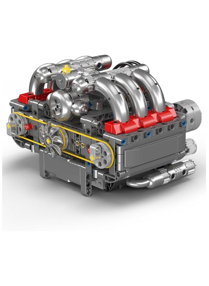 mould king - 10193 Boxer Engine Model Kit - Build Your Own Mini Engine, Car Engine Replica Build Blocks Set for Kids/Adult (609 Pcs) - Image 1