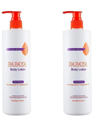 Two Pieces Of Disaar Body Lotion Papaya Whitening 480*2 g - pzsku/Z9AEC681BE6C1994C46CCZ/45/1746259962/c4c22b1d-3e63-4d86-9f30-1e6486037249