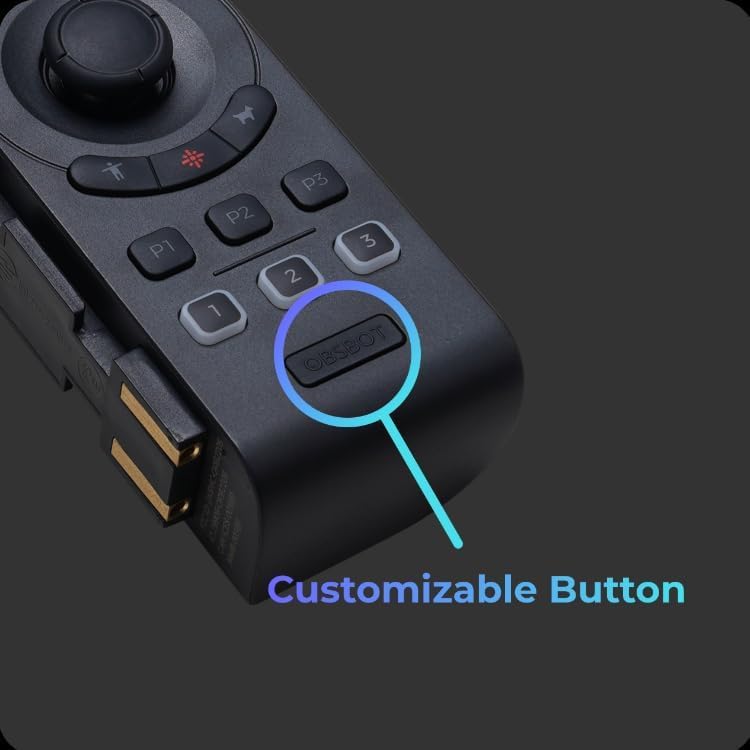 OBSBOT Tail Series Smart Remote Controller, PTZ Control via Gimbal Button or Wrist Movements, Bluetooth Wirelessly Connect up to 3 OBSBOT Tail 2/Air and Control Over Tail Air/Tail 2 Various Features. - Image 5