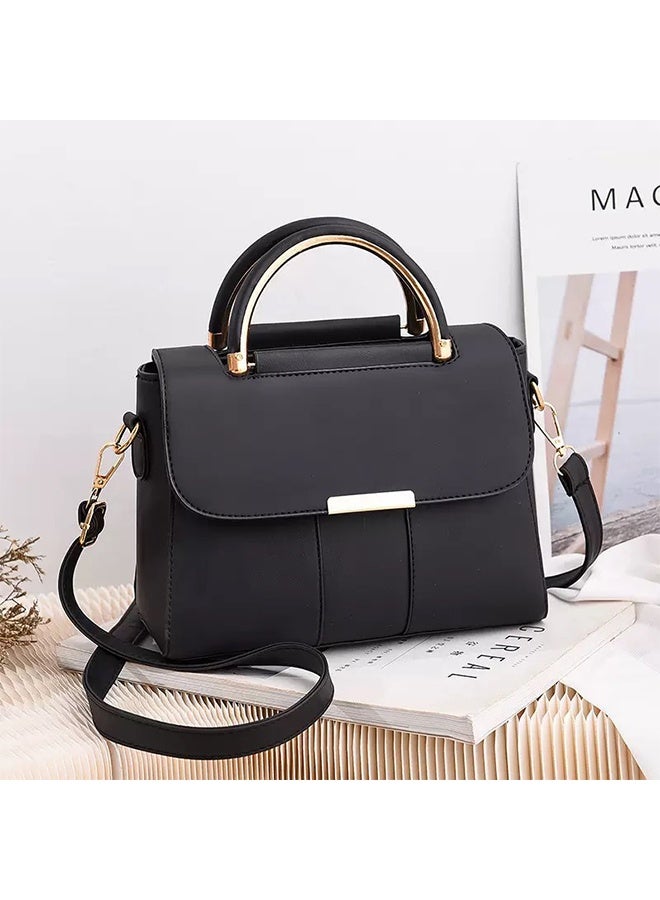 general Women's Large Capacity Fashion Handbag Pure Color Crossbody Shoulder Bag