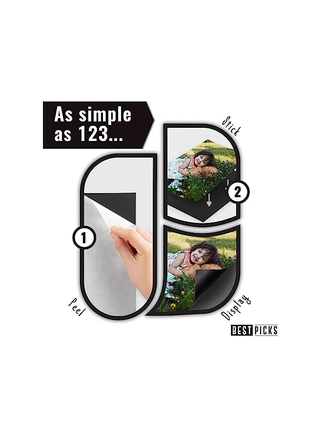 BESTPICKS Adhesive Magnetic Sheets, 4 x 6 Inches, 10 Pack, Magnetic Sheets with Adhesive Backing, Magnetic Sheets, Flexible Magnetic Sheet, Picture Magnets, Cuttable Magnetic Sheets - Image 5