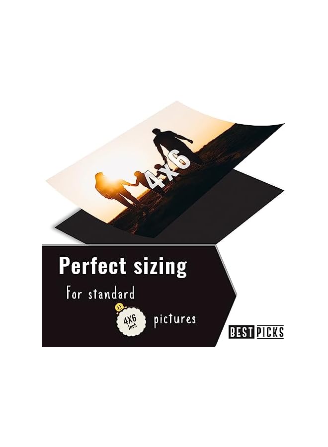 BESTPICKS Adhesive Magnetic Sheets, 4 x 6 Inches, 10 Pack, Magnetic Sheets with Adhesive Backing, Magnetic Sheets, Flexible Magnetic Sheet, Picture Magnets, Cuttable Magnetic Sheets - Image 2