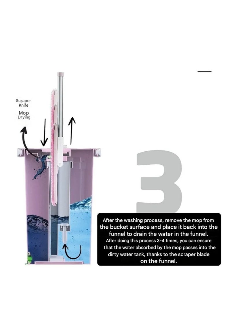 VIP Ahmet Self-Cleaning Mop System with Dual Chamber Bucket, Wash and Dry Function, Cafe Color, 100% Clean Water Technology, Made In Turkey - pzsku/Z9AECAB36751B462622E5Z/45/1741645182/9c3ffb19-b09f-4d1a-a1f2-83aba9885a7b