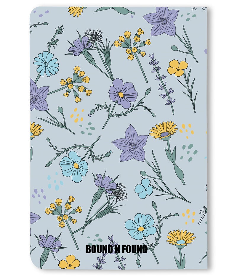 BOUND N FOUND Notebook: 100 GSM, A5, Dot Grid, 160 Pages, Journal Diary (Floral) - Image 5