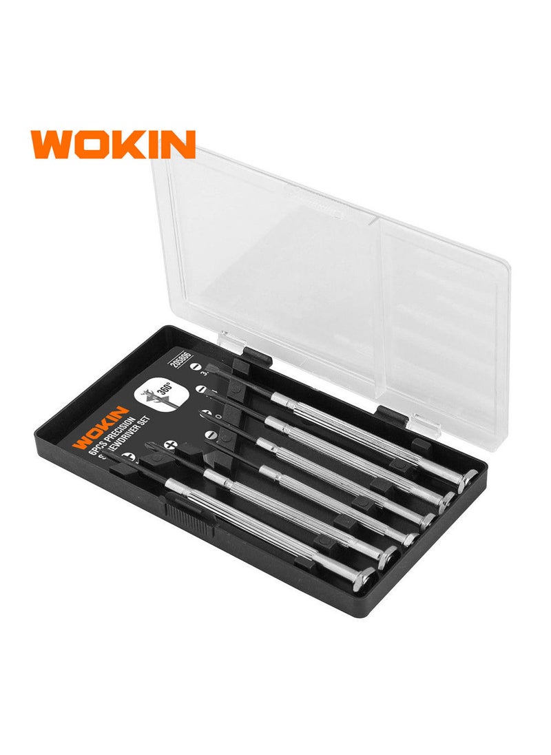 WOKIN Wokin 6Pcs Precision Screwdriver Set -metal grip  - Image 3