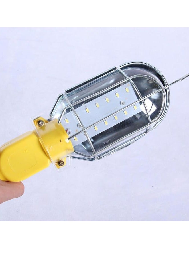 Heavy-Duty Portable Industrial Grade LED Hand Lamp with Hook - Image 1
