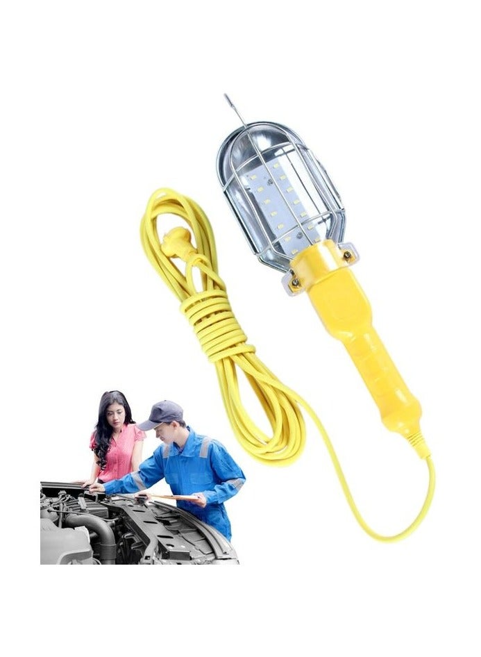 Heavy-Duty Portable Industrial Grade LED Hand Lamp with Hook - Image 2