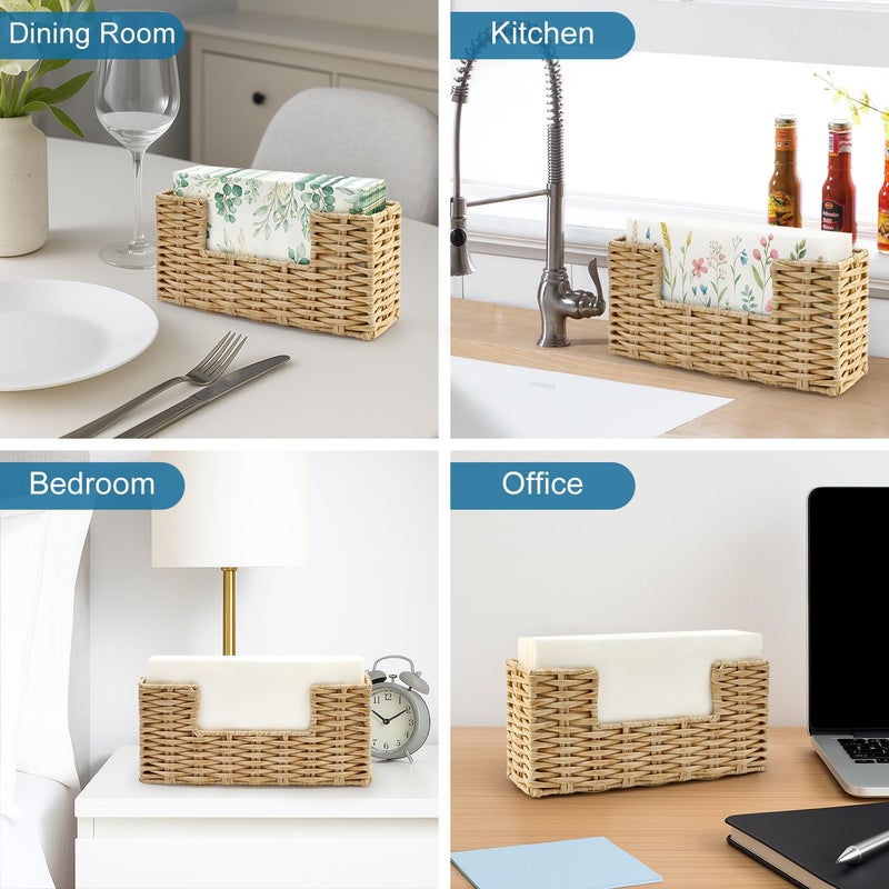 Ayiaren Paper Guest Towel Holder for Bathroom Napkin Holders Disposable Hand Face Towel Stand Modern Vertical Napkin Dispenser Holder Tray for Kitchen Table Tissue Holders Guest Bathroom Decor Essentials - Image 4