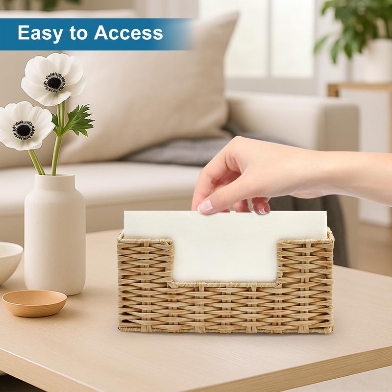 Ayiaren Paper Guest Towel Holder for Bathroom Napkin Holders Disposable Hand Face Towel Stand Modern Vertical Napkin Dispenser Holder Tray for Kitchen Table Tissue Holders Guest Bathroom Decor Essentials - Image 2