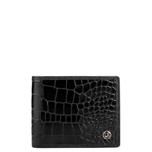 Da Milano Leather RFID Wallet for Men with Multicard Slot - Black - Image 1
