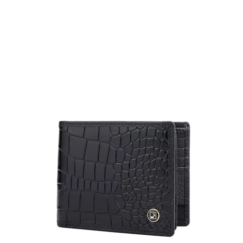 Da Milano Leather RFID Wallet for Men with Multicard Slot - Black - Image 2