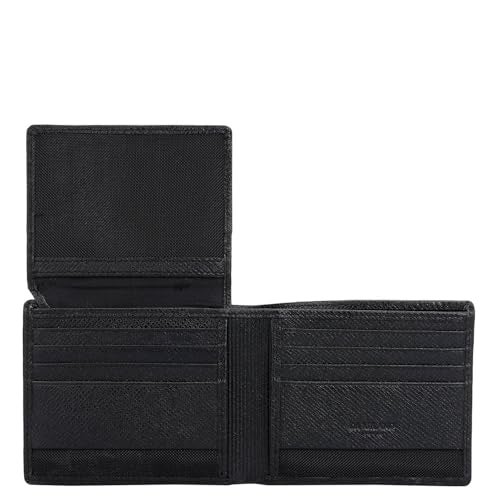 Da Milano Leather RFID Wallet for Men with Multicard Slot - Black - Image 4