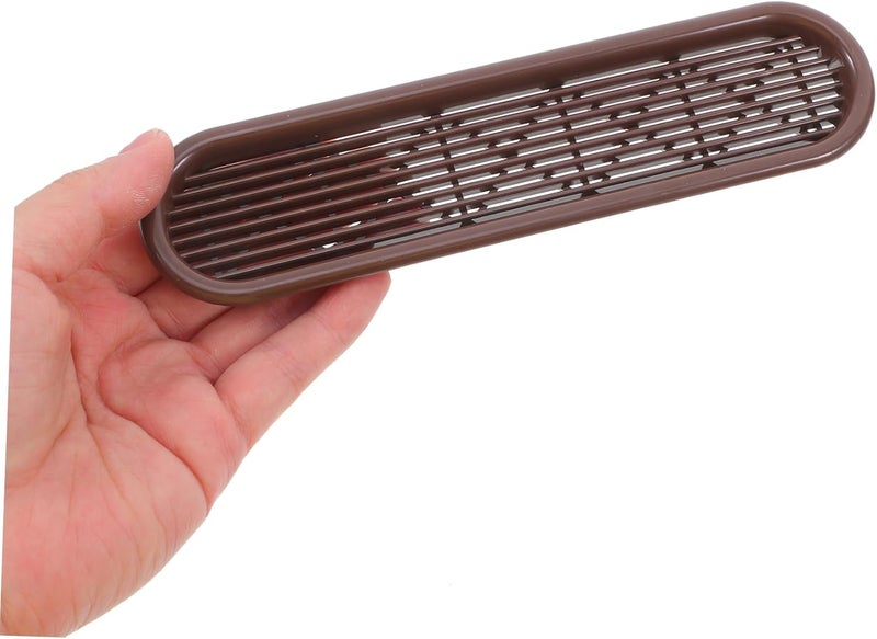 Lurrose 4pcs Furniture Grille Cover Plastic Ventilation Panel Air Circulation for Closet and Shoe Cabinets Easy Installation for - Image 4