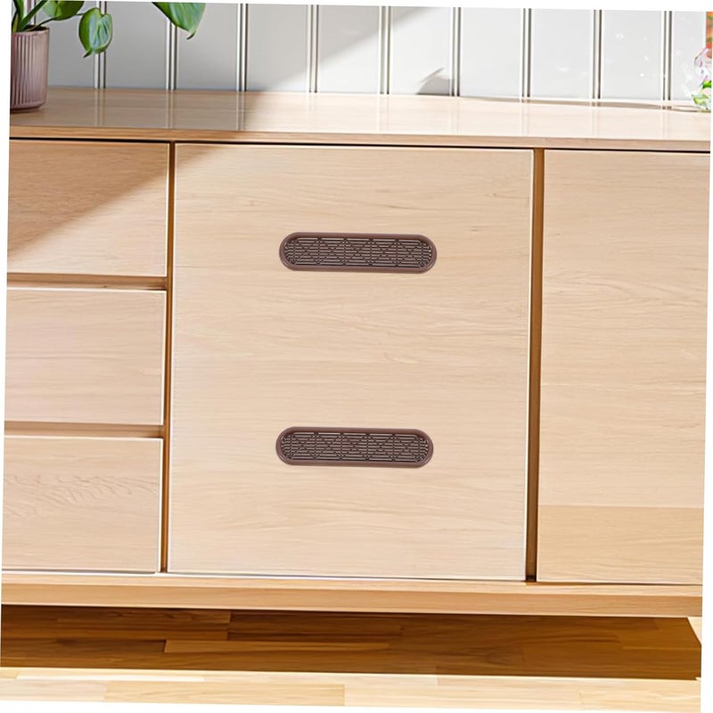 Lurrose 4pcs Furniture Grille Cover Plastic Ventilation Panel Air Circulation for Closet and Shoe Cabinets Easy Installation for - Image 5