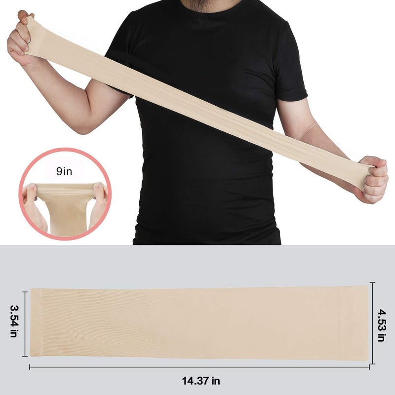 Feeke 4-Pairs Arm Sleeves for Men and Women - Tattoo Cover Up - Cooling Sports Sleeve for Basketball Golf Football - Image 4