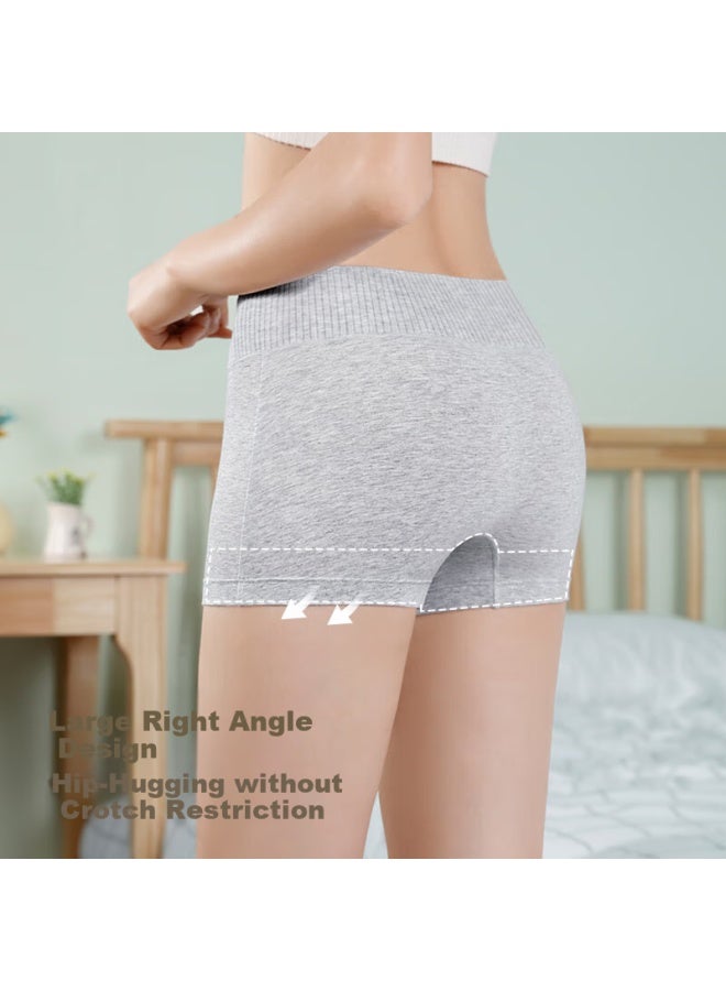 Jindu Women's Cotton Mid-waist Safety Underwear Anti-chafing Leg Pure Cotton Spring And Summer Safety Bottoms Anti-light Running Two-in-one Square Shorts - Image 2