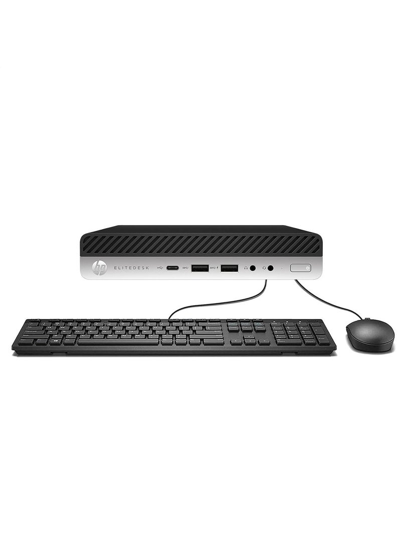 HP EliteDesk 800 G4 Mini PC, Intel Core i5 8th Gen, 8GB RAM, 256GB SSD, Compact Form Factor, Windows 10 Pro, Business Desktop (Open Box|Used) - Image 1
