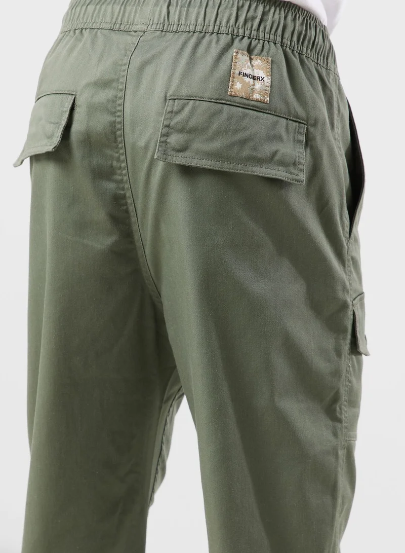 FINGERCROXX Logo Pants